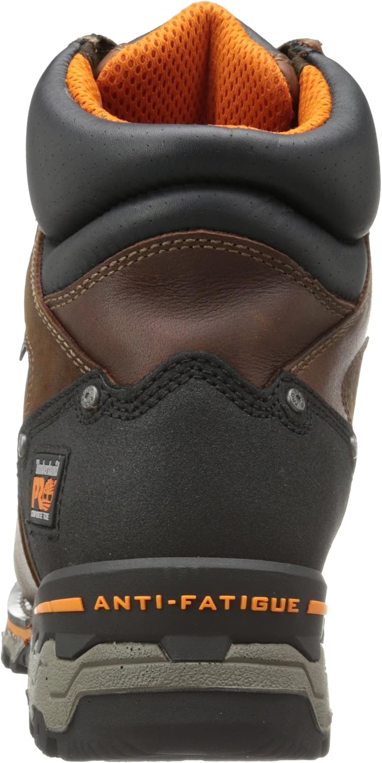 Timberland PRO Men’s Boondock 6 Inch Composite Safety Toe Waterproof Industrial Work Boot(Brown)