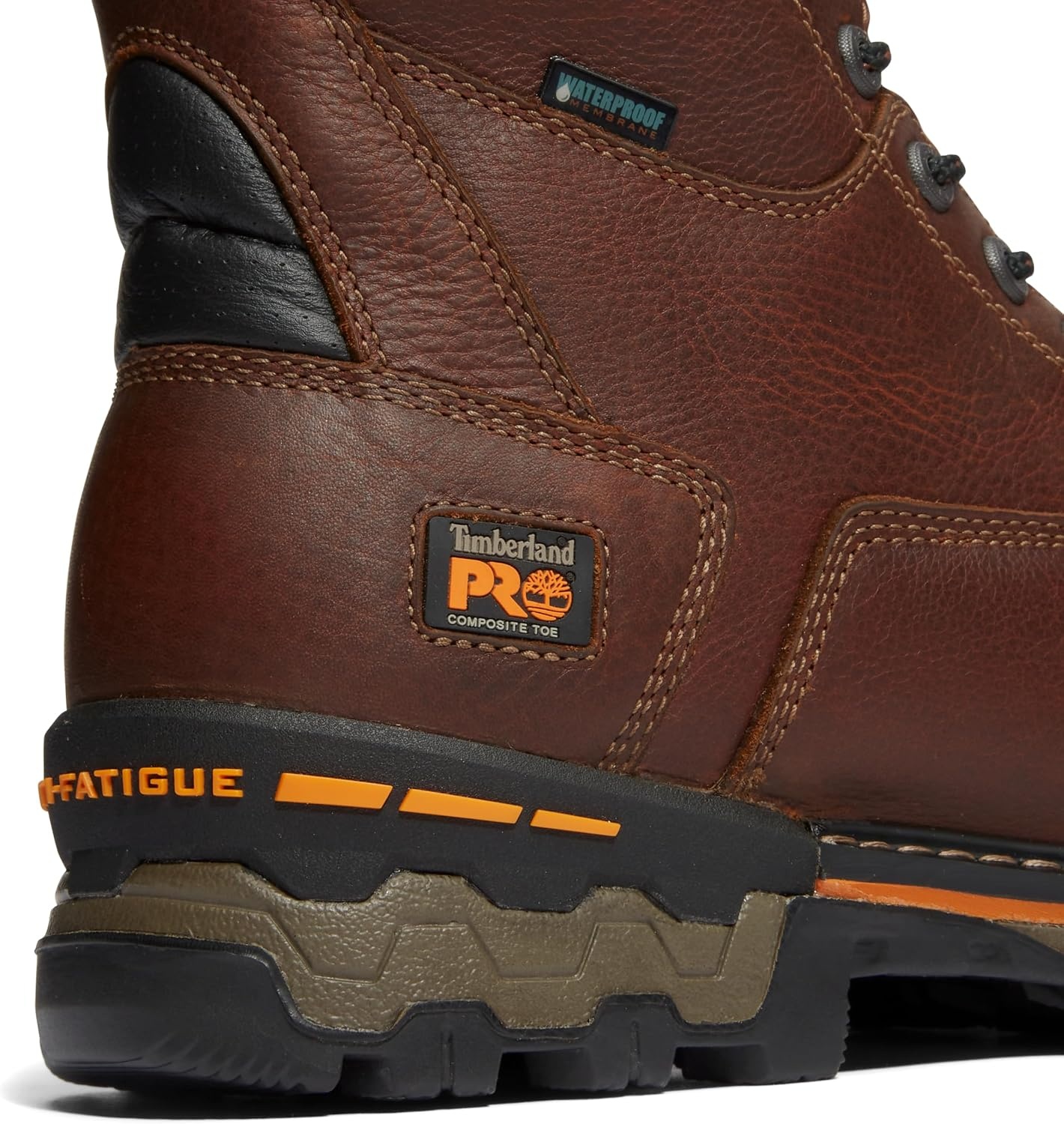 Timberland PRO Men’s Boondock 8″ Composite Toe Puncture Resistant Waterproof Industrial Boot(Brown)