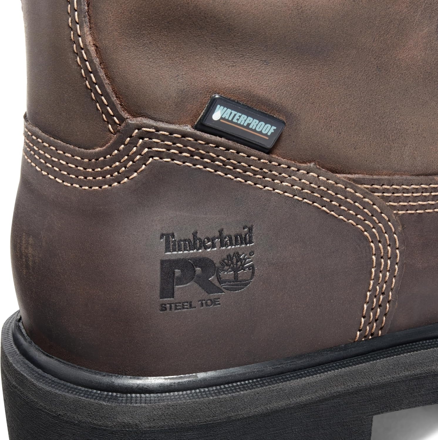 Timberland PRO Men’s Direct Attach 6 Inch Steel Safety Toe Insulated Waterproof Industrial Work Boot(Brown)
