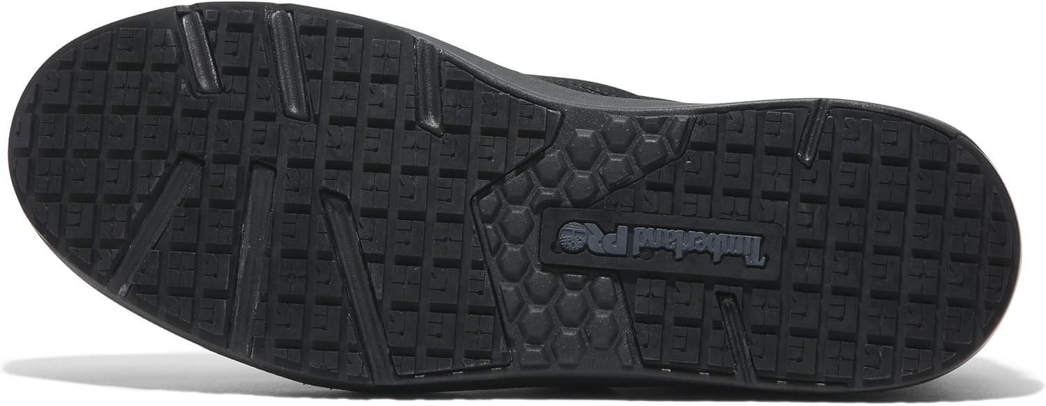 Timberland PRO Men’s Burbank Slip-on Soft Toe Work Shoes(Black)