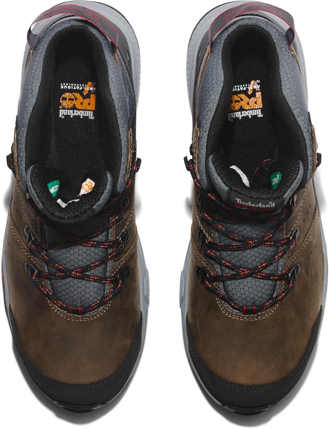 Timberland PRO Switchback 6″ Composite Safety Toe Waterproof(Turkish Coffee/Red)