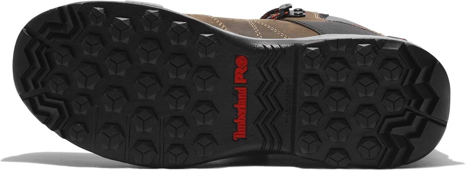 Timberland PRO Switchback 6″ Composite Safety Toe Waterproof(Turkish Coffee/Red)