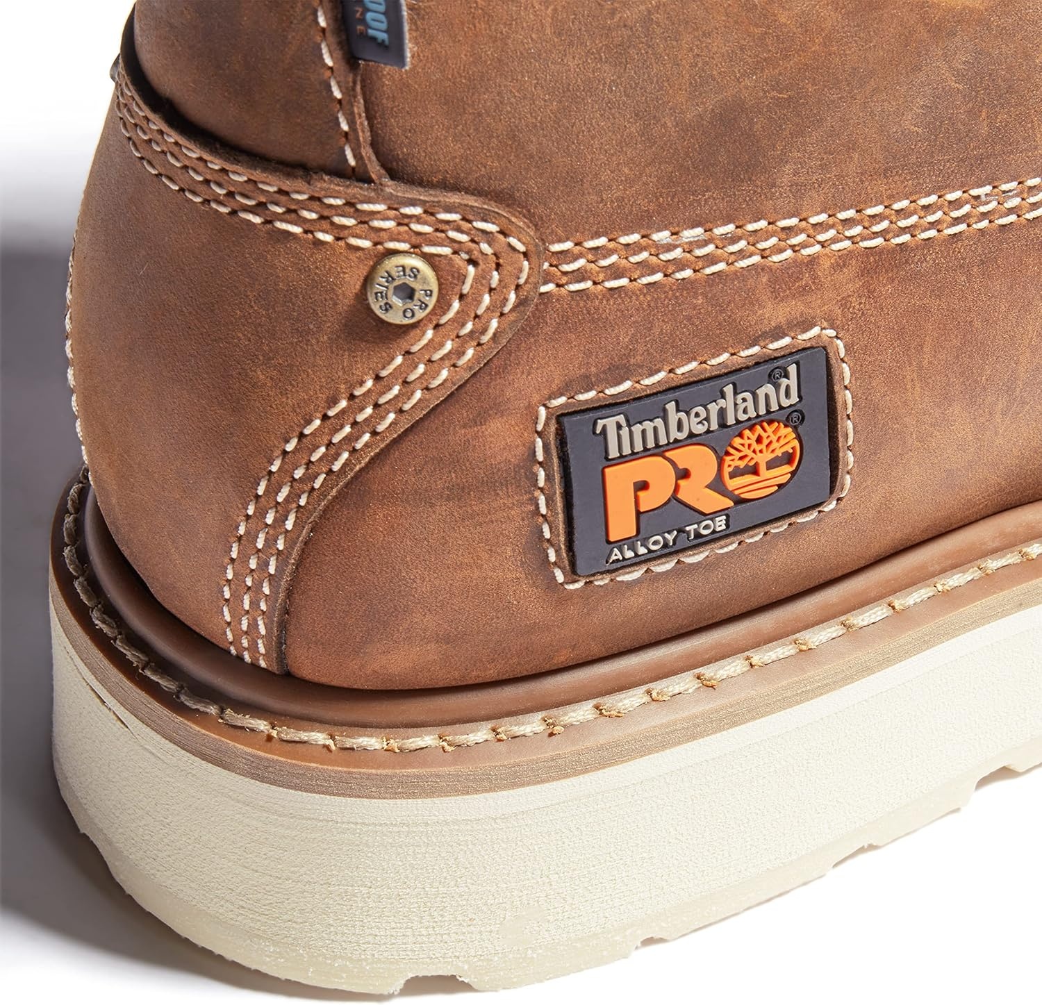 Timberland PRO mens Gridworks Wedge 6 Inch Alloy Safety Toe Waterproof Industrial Work Boot(Golden Brown)