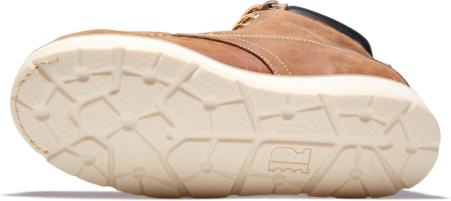 Timberland PRO mens Gridworks Wedge 6 Inch Alloy Safety Toe Waterproof Industrial Work Boot(Golden Brown)