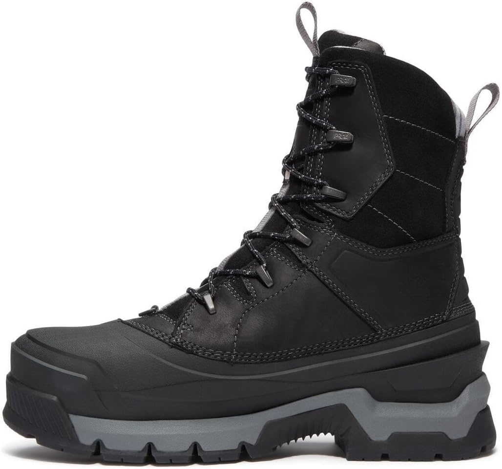 Timberland PRO Siberian 8 Inch Composite Safety Toe Insulated Waterproof Puncture Resistant Csa(Black V1)