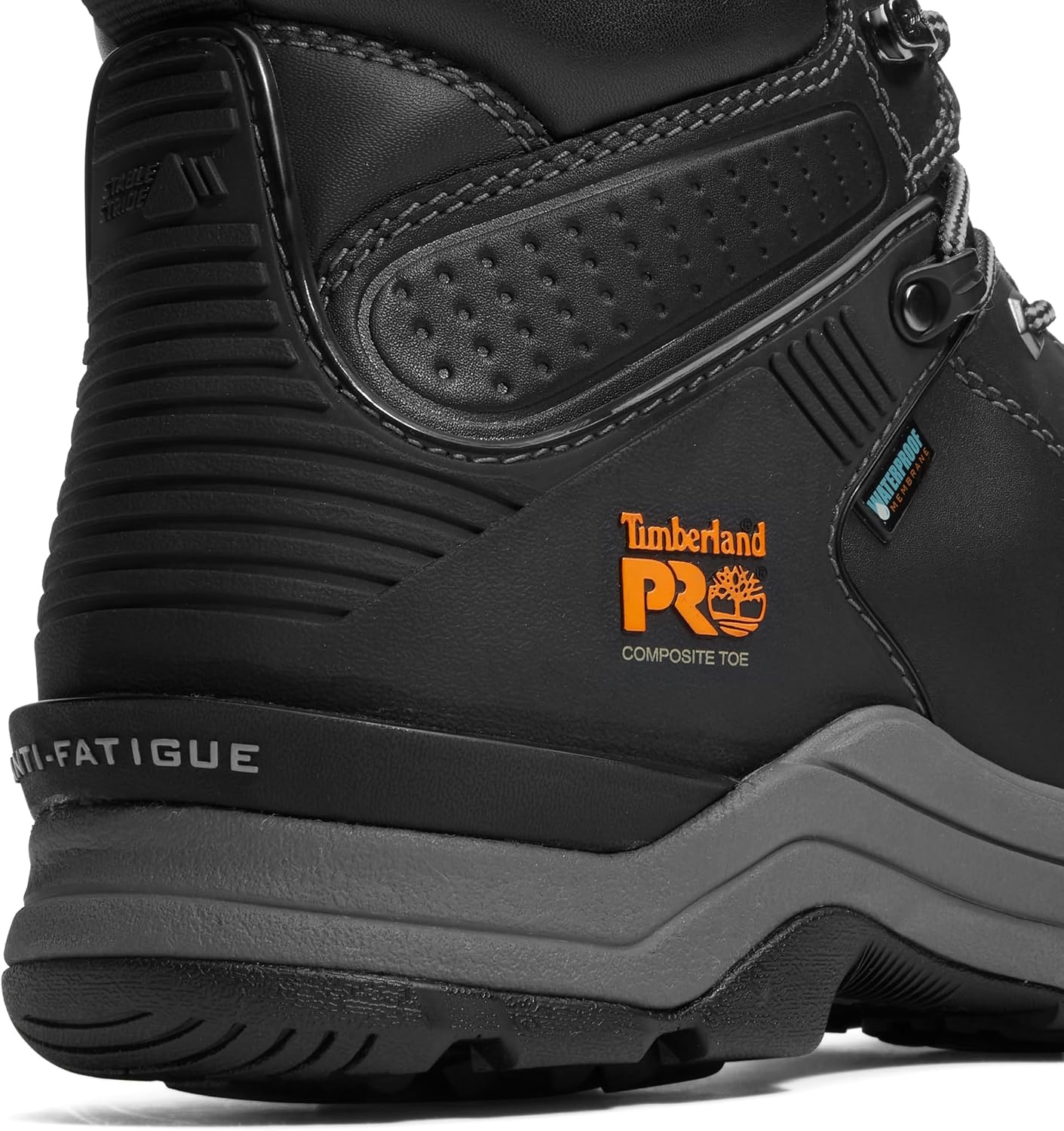 Timberland PRO Men’s Hypercharge 6 Inch Composite Safety Toe Waterproof Industrial Work Boot(Black)