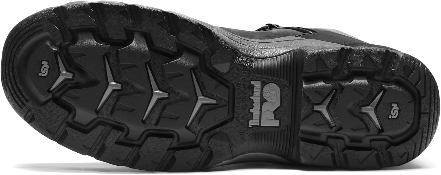 Timberland PRO Men’s Hypercharge 6 Inch Composite Safety Toe Waterproof Industrial Work Boot(Black)