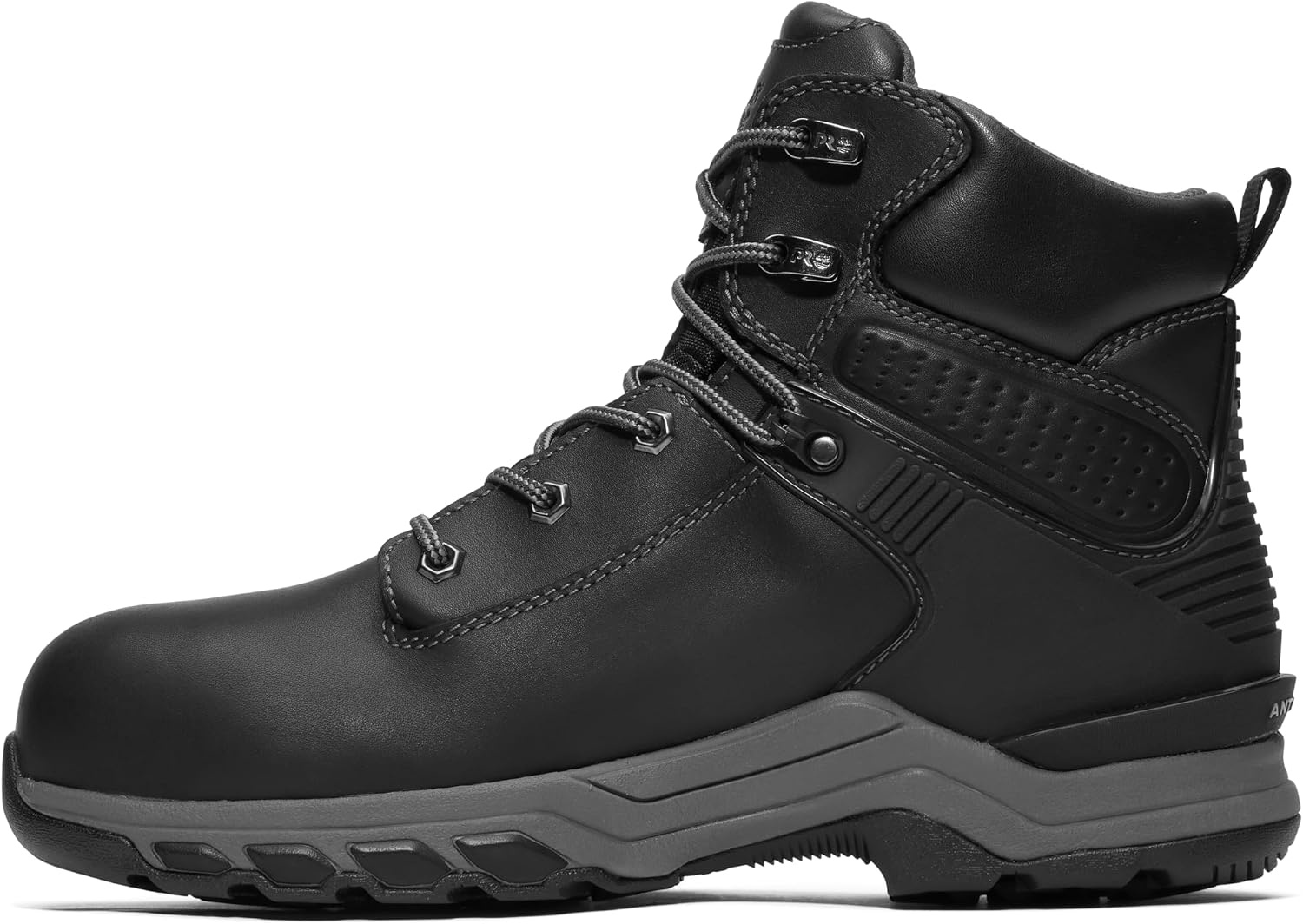 Timberland PRO Men’s Hypercharge 6 Inch Composite Safety Toe Waterproof Industrial Work Boot(Black)