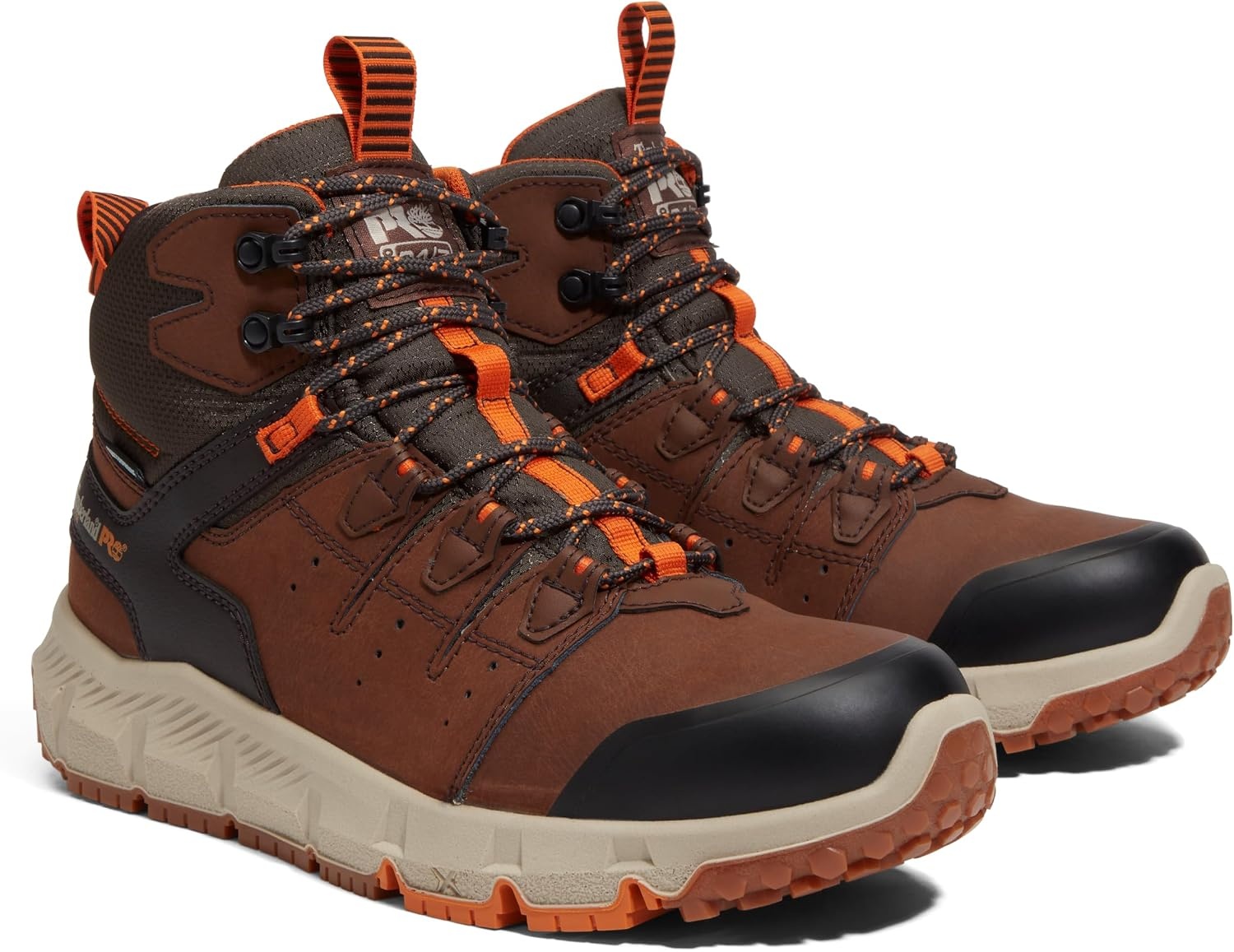 Timberland PRO Men’s Tempe Soft Toe Waterproof Boots(Medium Brown V1)
