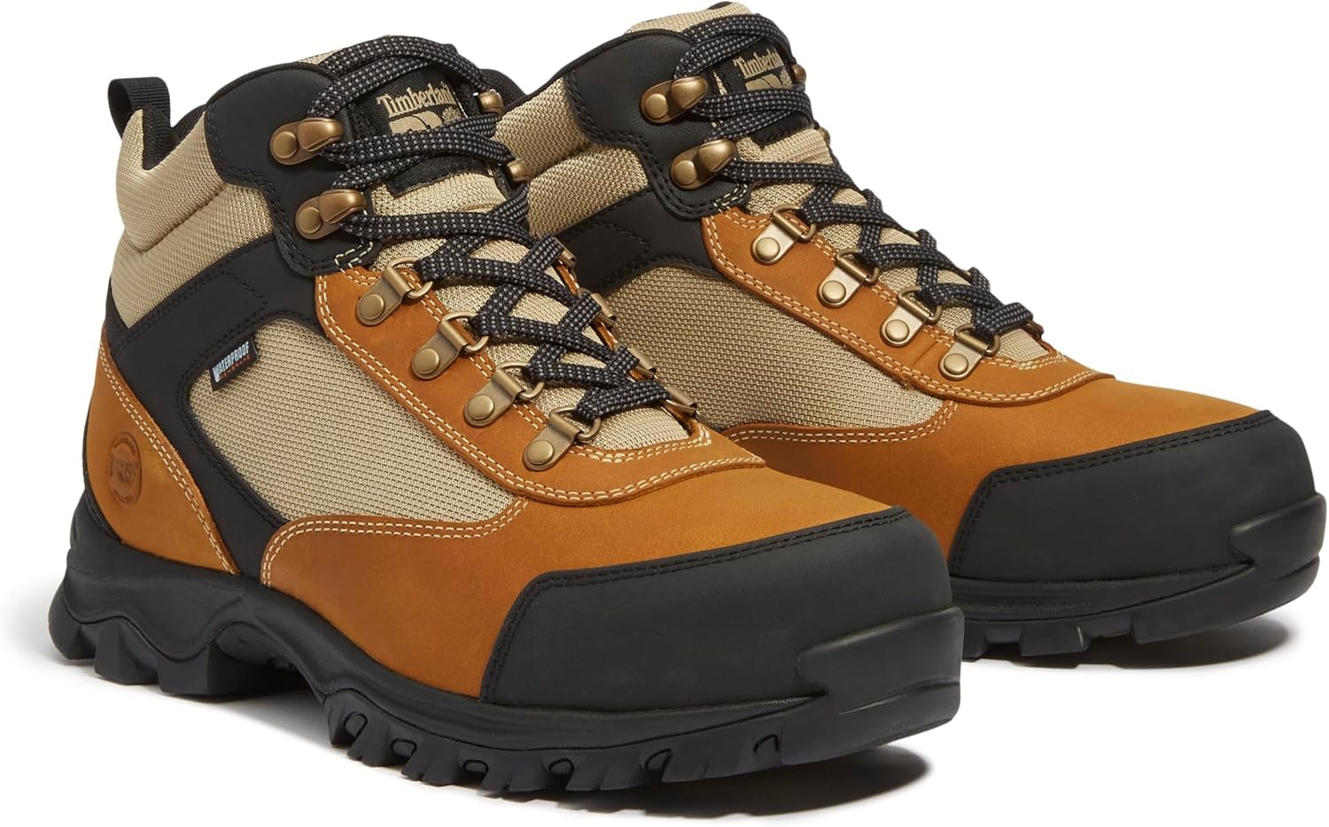 Timberland PRO Men’s Keele Ridge Steel Safety Toe Waterproof Industrial Hiker Work Boot(Wheat V1)
