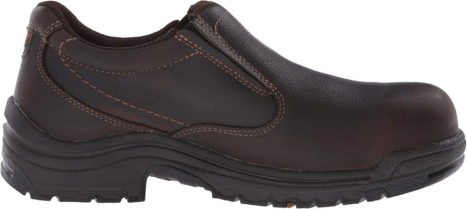 Timberland PRO Men’s Slip-On Shoe(Brown)