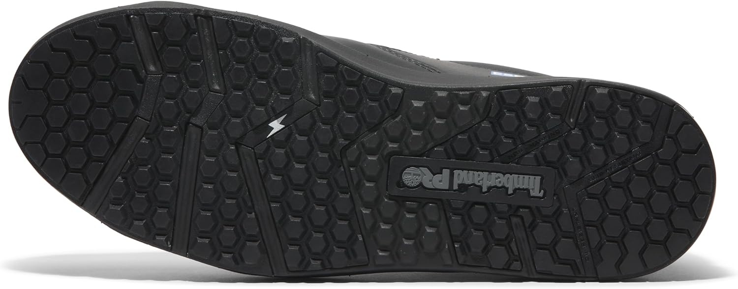 Timberland PRO Men’s Berkley Slip-on Composite Safety Toe Static Dissipative Industrial Casual Work Shoe(Black)