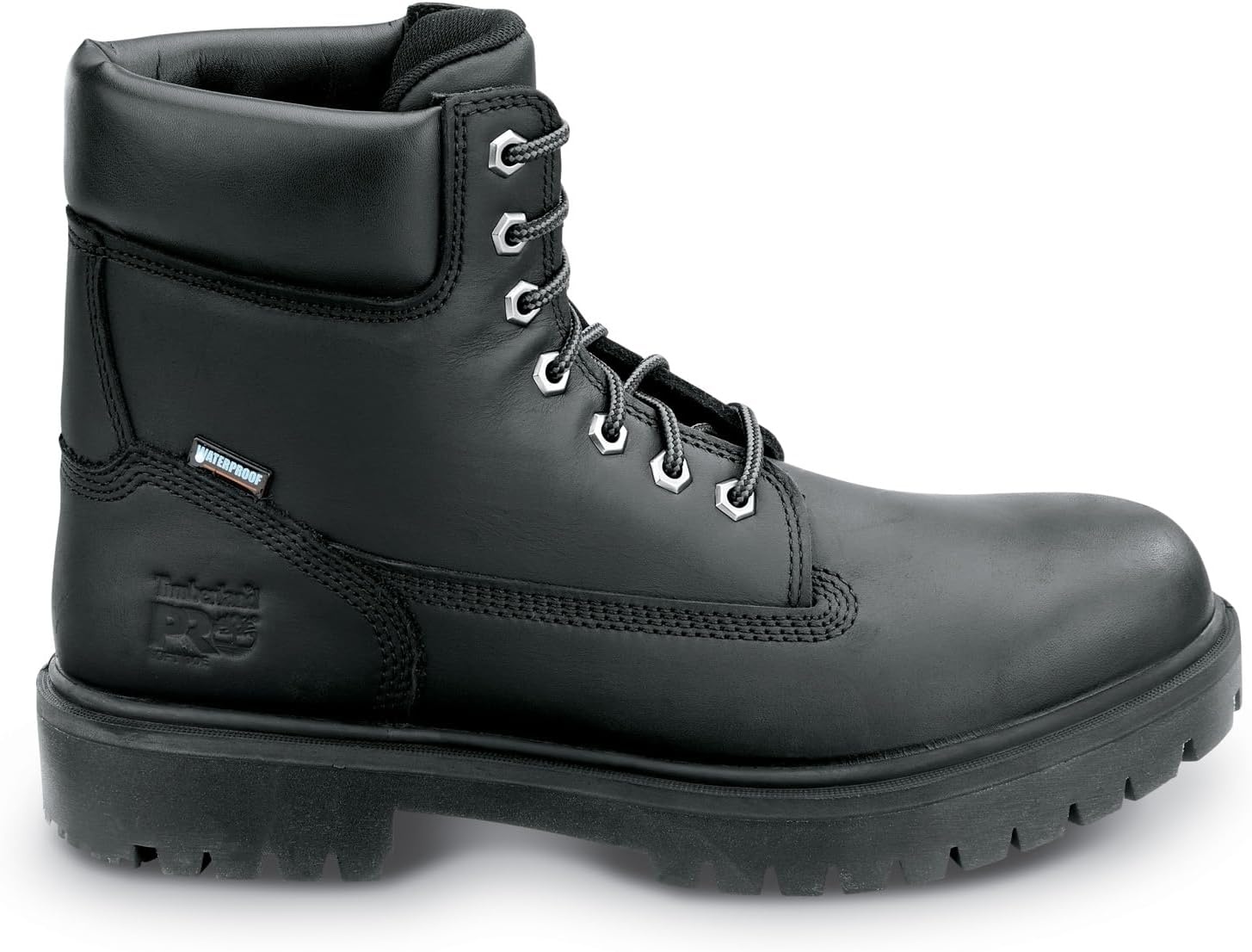 Timberland PRO Men’s 6 Direct Attach MaxTRAX Soft Toe Waterproof Insulated Boot(Black)