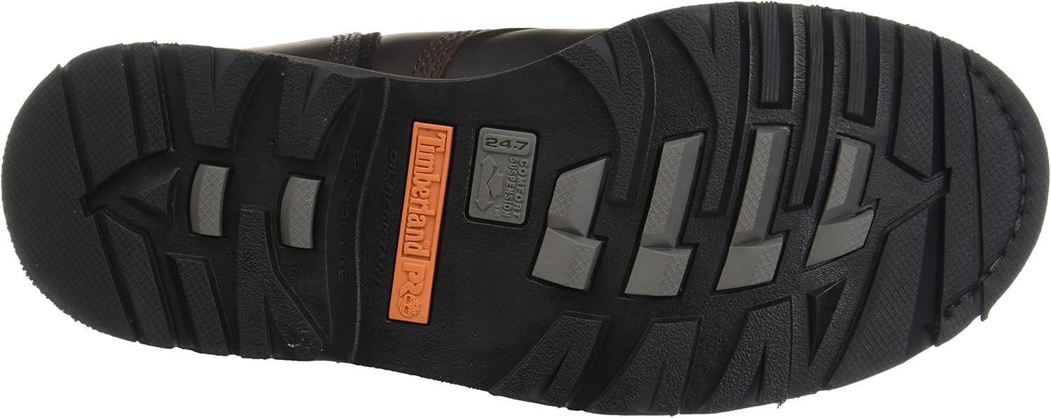 Timberland PRO Men’s Pit Boss 6 Inch Steel Safety Toe Industrial Work Boot(Brown)