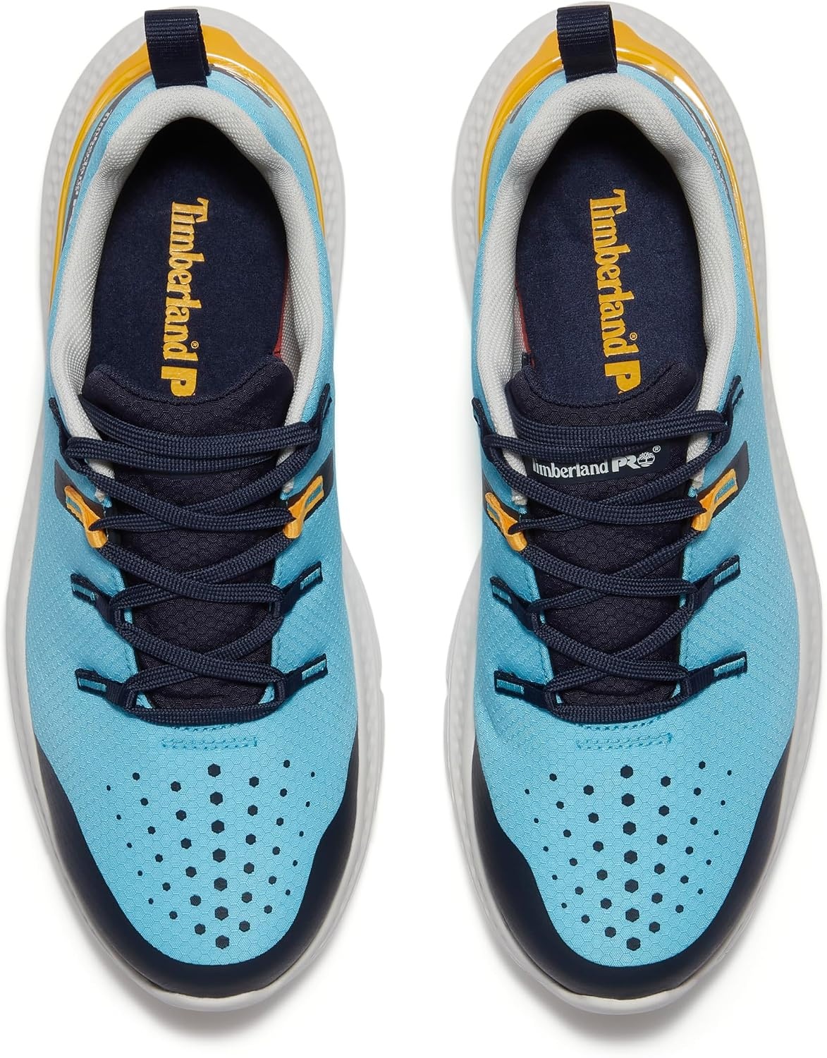 Timberland PRO Men’s Intercept Steel Safety Toe Industrial Athletic Work Shoe(Medium Blue/White V1)