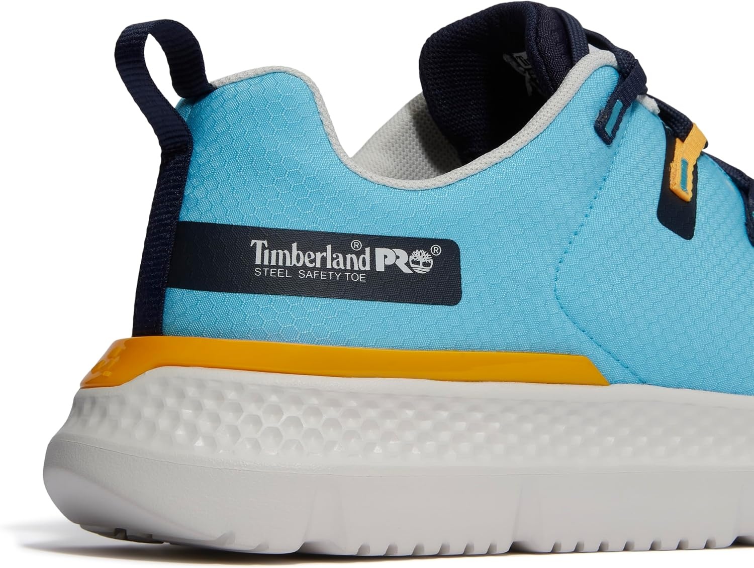 Timberland PRO Men’s Intercept Steel Safety Toe Industrial Athletic Work Shoe(Medium Blue/White V1)