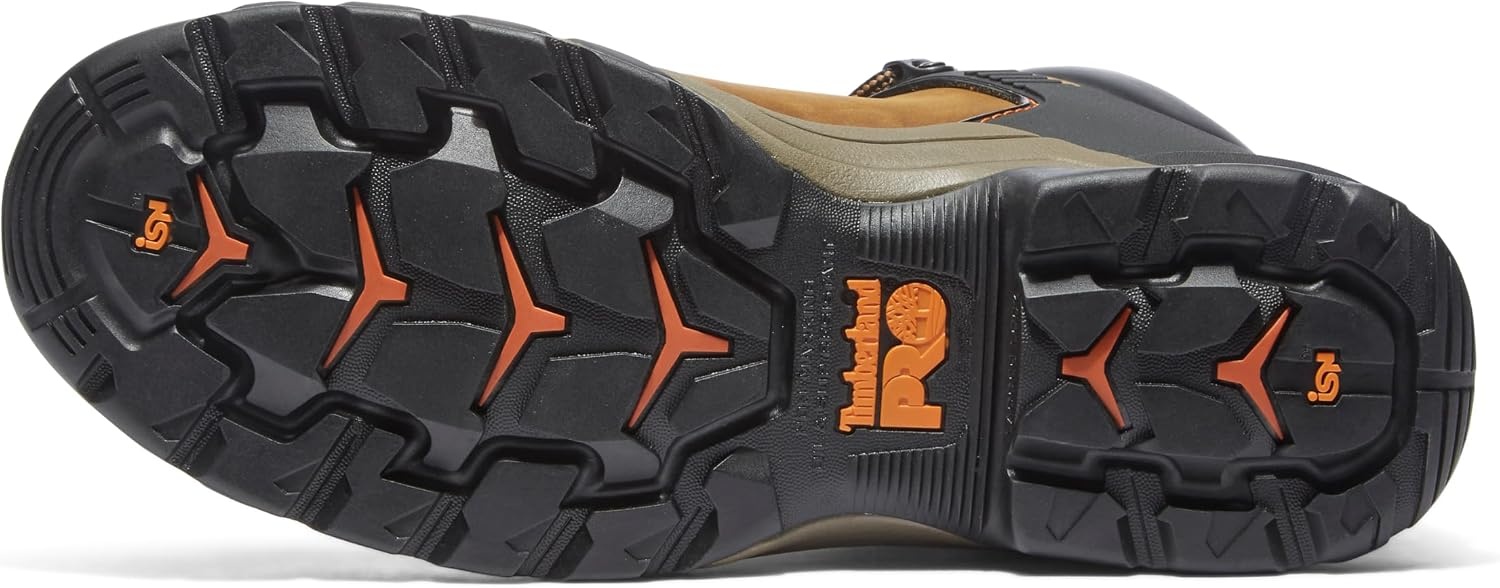 Timberland PRO Men’s Hypercharge 6 Inch Composite Safety Toe Waterproof Industrial Work Boot(Brown Distressed-2024 New)