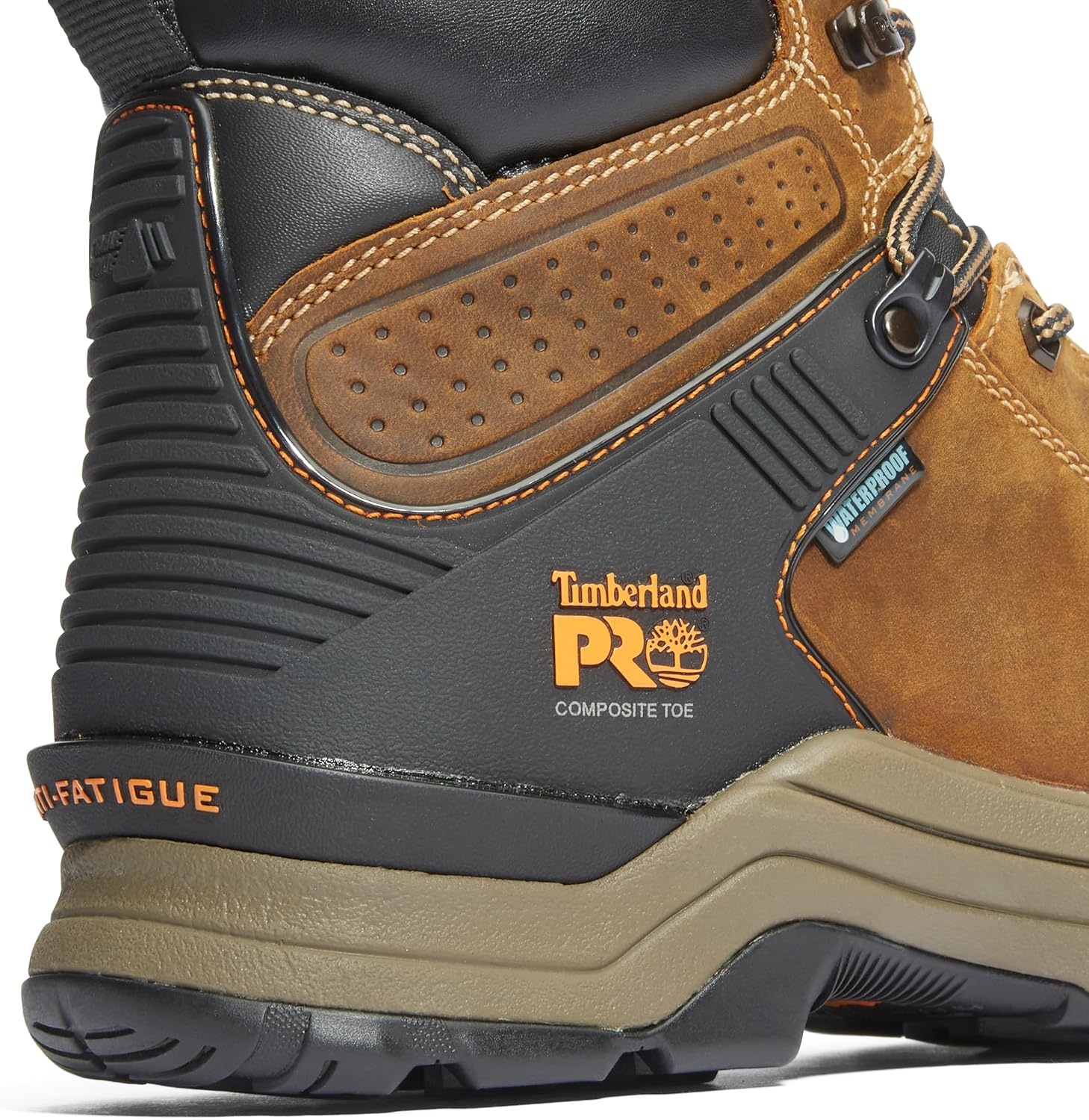 Timberland PRO Men’s Hypercharge 6 Inch Composite Safety Toe Waterproof Industrial Work Boot(Brown Distressed-2024 New)