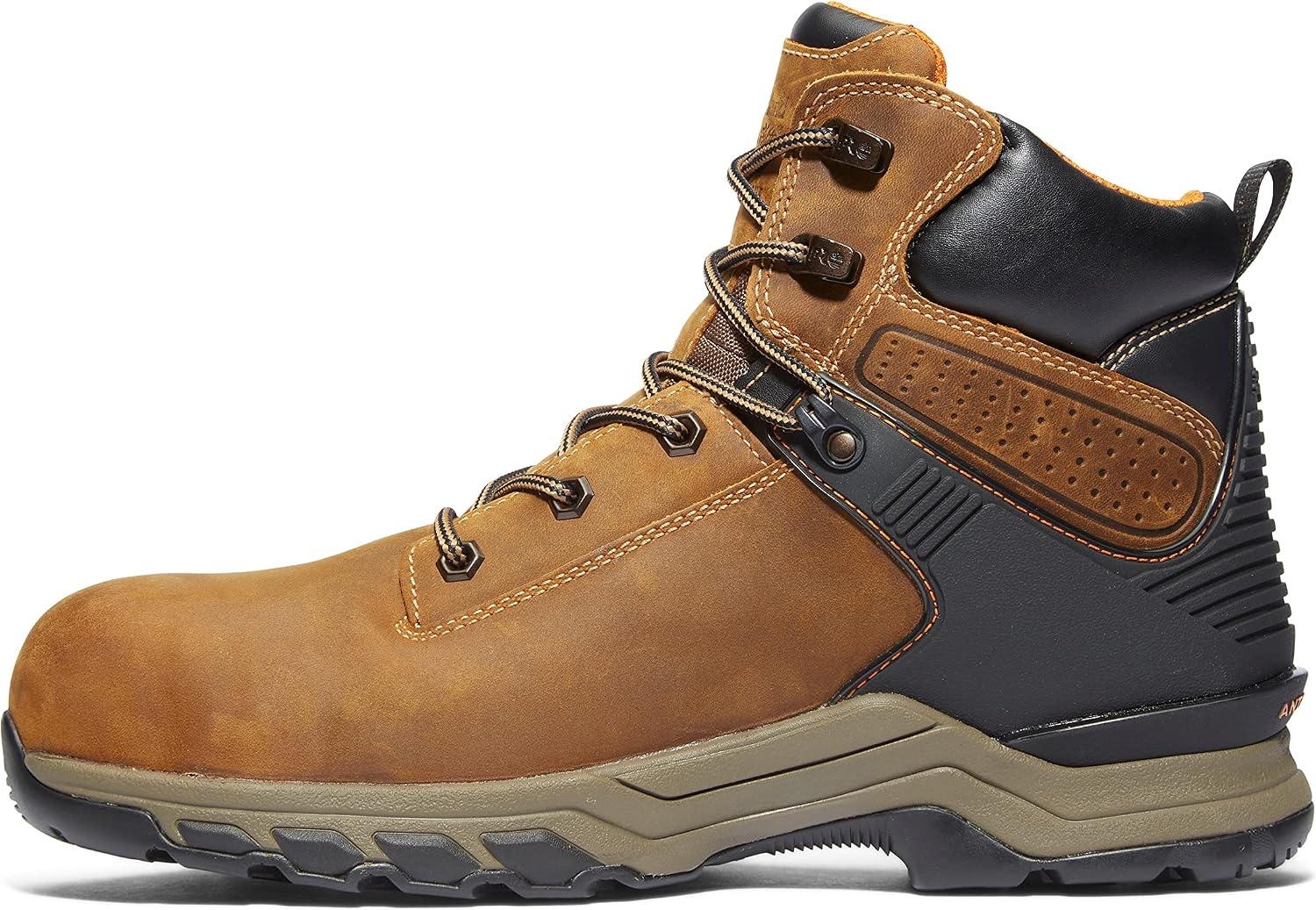 Timberland PRO Men’s Hypercharge 6 Inch Composite Safety Toe Waterproof Industrial Work Boot(Brown Distressed-2024 New)