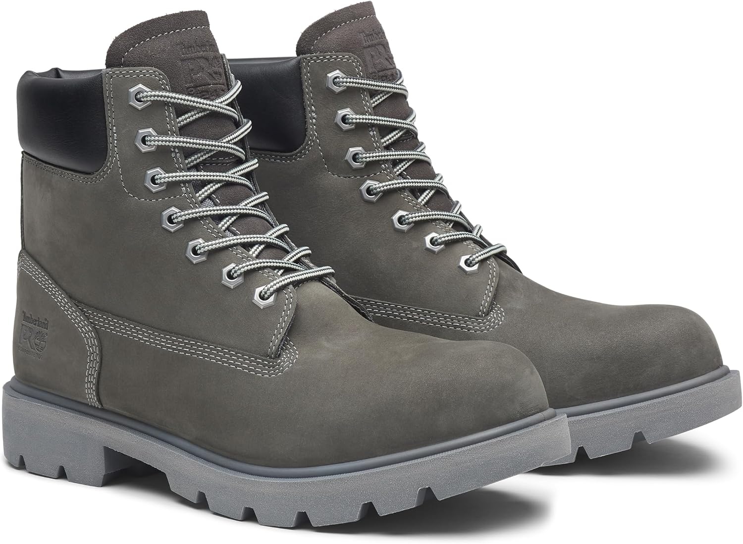Timberland PRO Sawhorse 6″ Composite Safety Toe(Castlerock Grey)