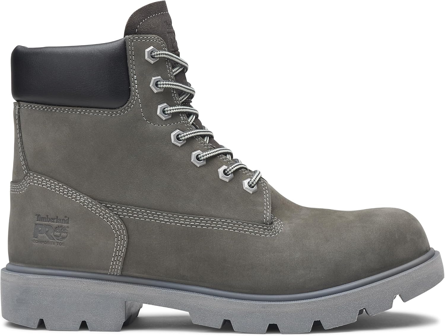 Timberland PRO Sawhorse 6″ Composite Safety Toe(Castlerock Grey)