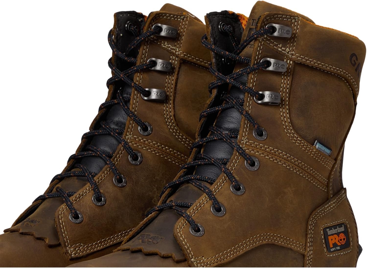 Timberland PRO Boondock HD Logger 8″ Soft Toe Waterproof(Earth Bandit Brown)
