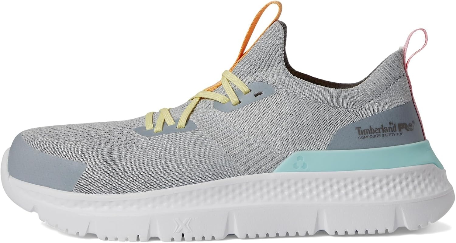 Timberland PRO Setra Knit Composite Safety Toe(Grey/Aqua)
