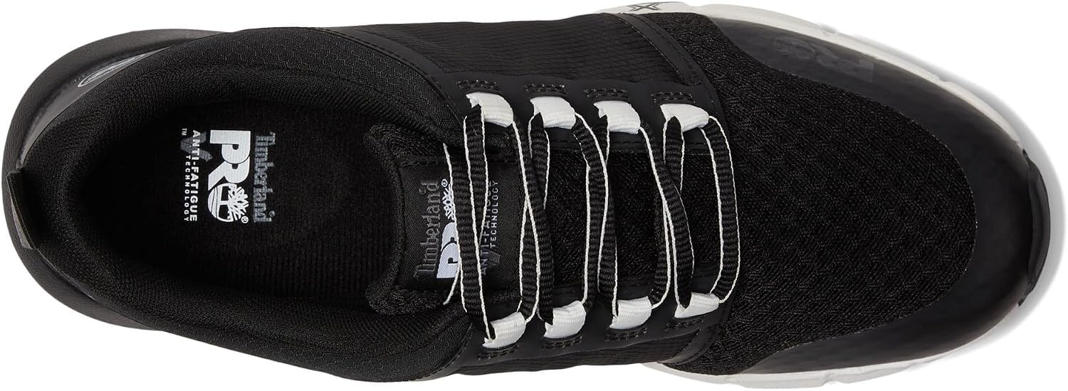 Timberland PRO Men’s Radius Soft Toe Work Shoes(Black/White 1)