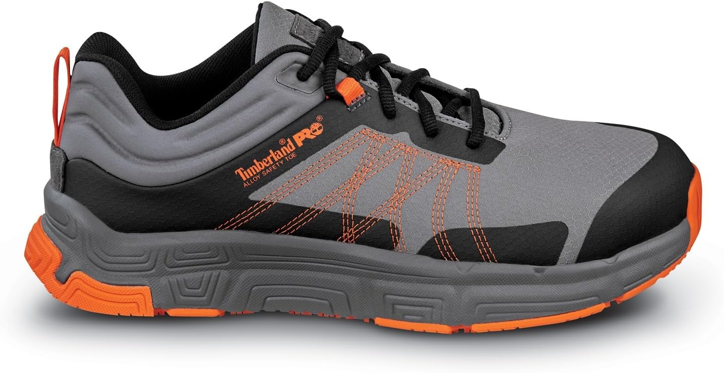 Timberland PRO Men’s XR-1 MaxTrax Alloy Toe Athletic(Steel Grey)