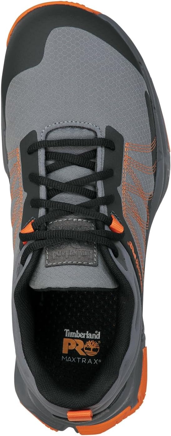 Timberland PRO Men’s XR-1 MaxTrax Alloy Toe Athletic(Steel Grey)