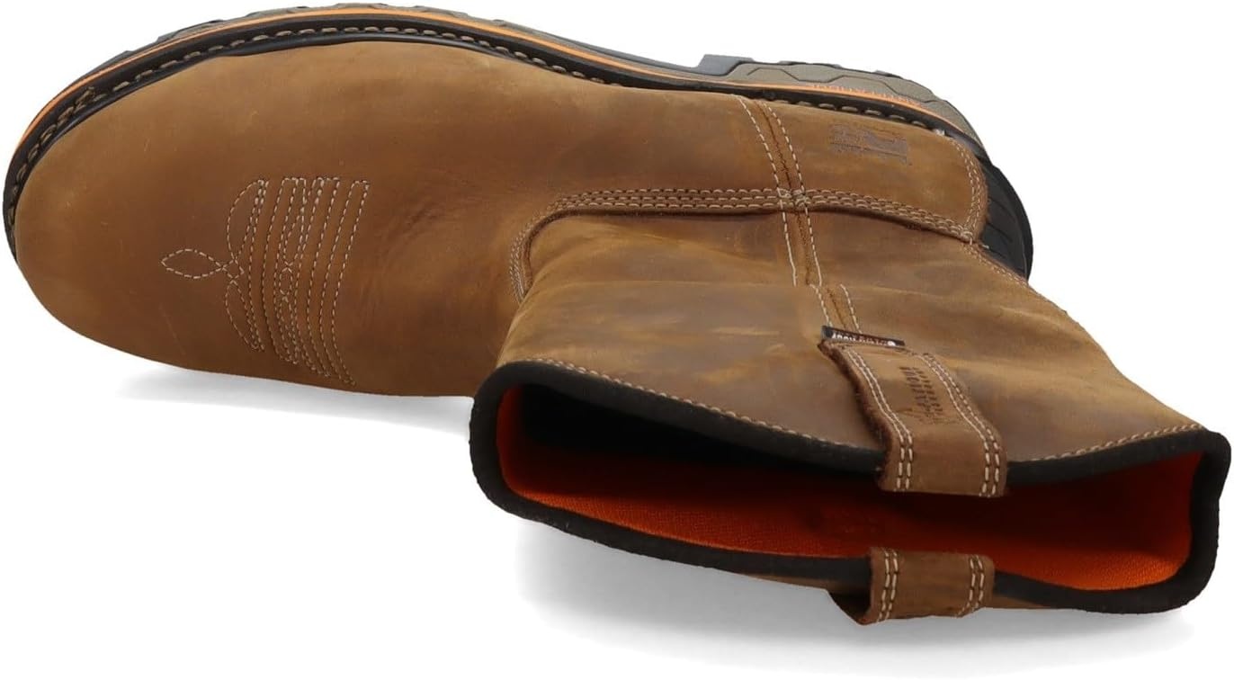 Timberland PRO True Grit Pull-On Composite Safety Toe Waterproof(Brown-2024 New)