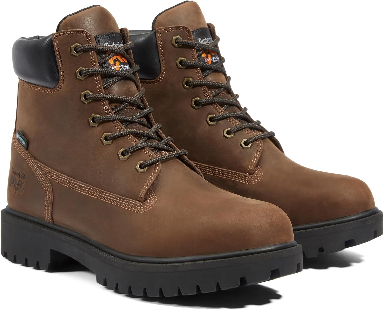 Timberland PRO Men’s Direct Attach 6 Inch Soft-toe Insulated Waterproof Industrial Work Boot(Brown)