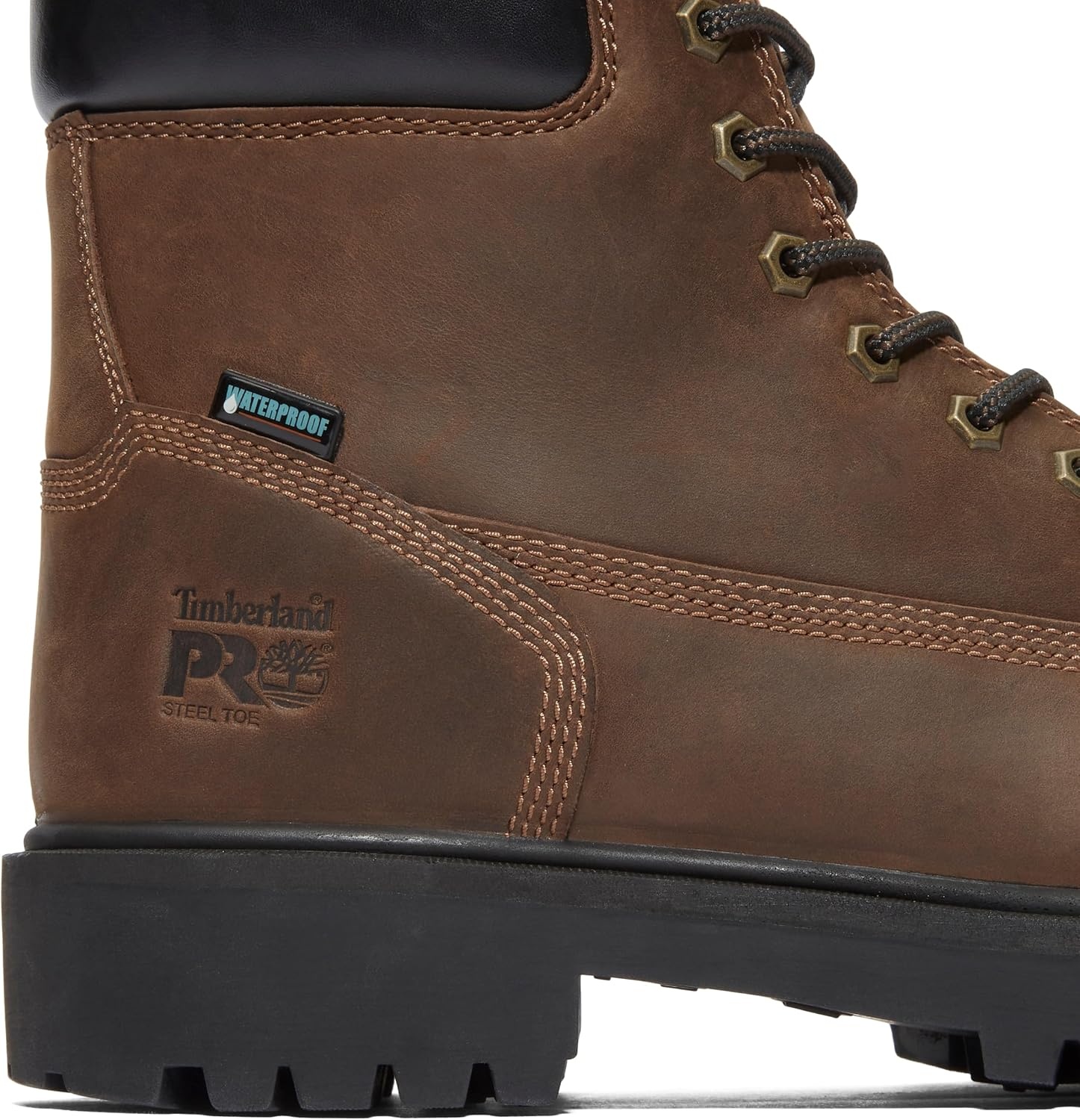 Timberland PRO Men’s Direct Attach 6 Inch Soft-toe Insulated Waterproof Industrial Work Boot(Brown)