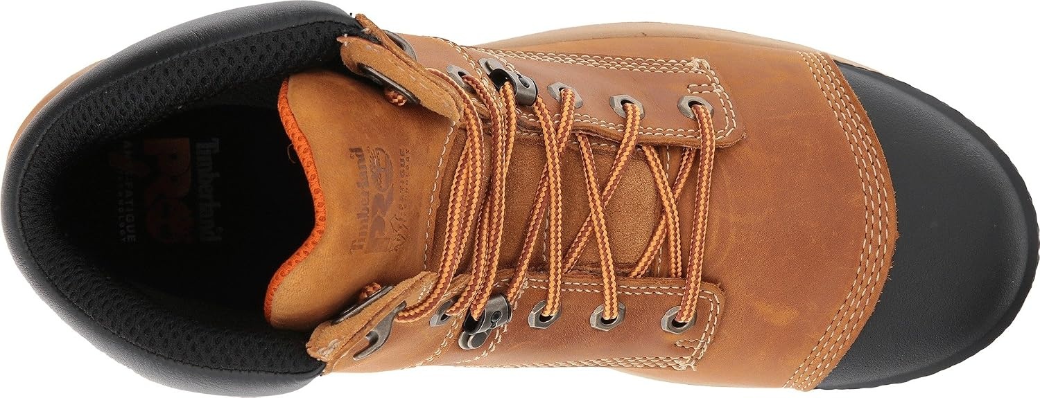 Timberland PRO mens Helix Hd 6″ Composite Safety Toe WaterproofIndustrial & Construction Shoe(Wheat)