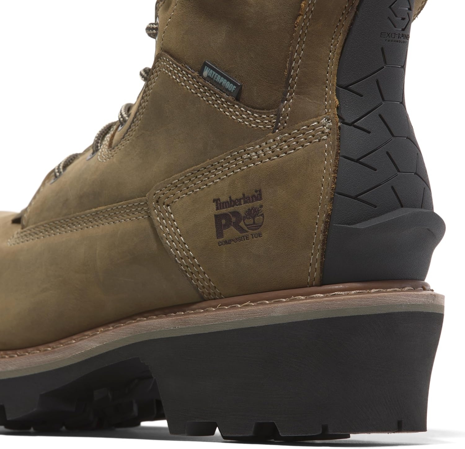 Timberland PRO Evergreen, Men’s, Brown, Comp Toe, EH, WP/Insulated Logger(Turkish Coffee)