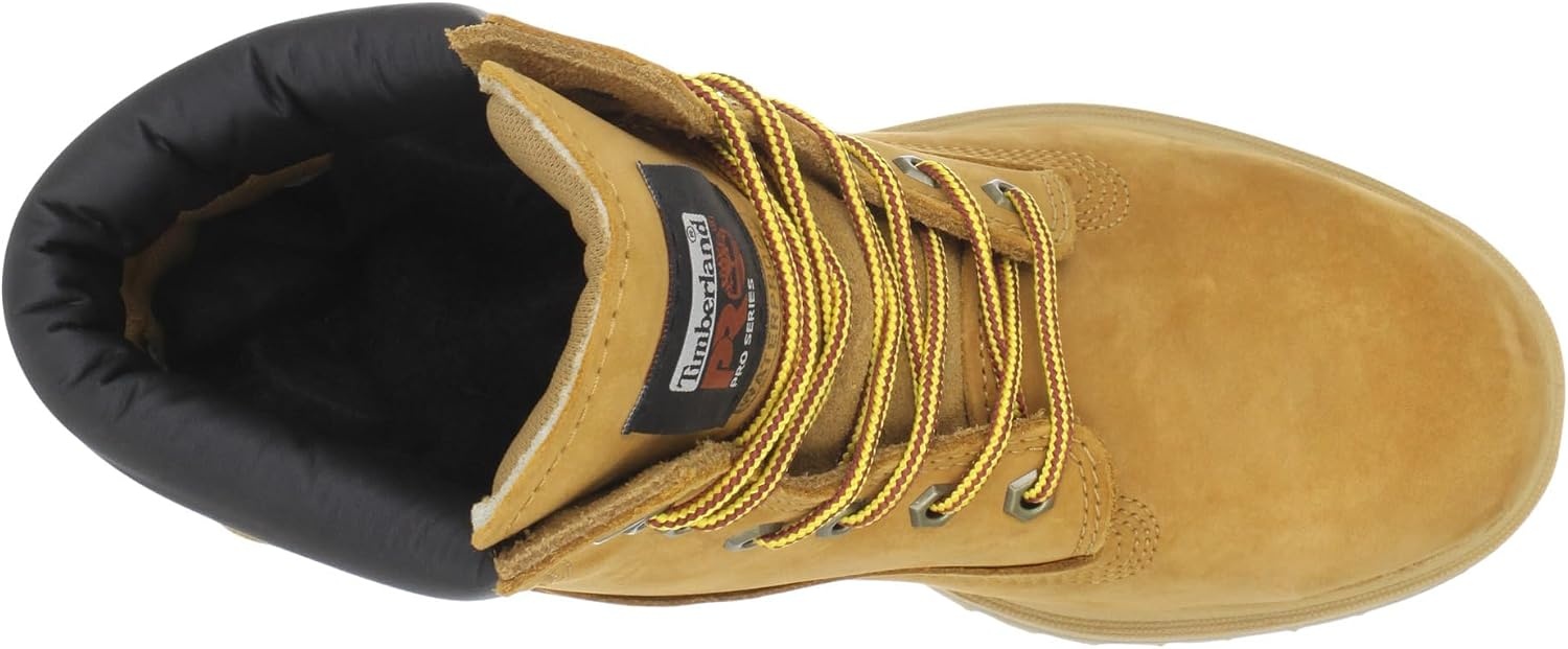 Timberland PRO Men’s Direct Attach 6 Inch Steel Safety Toe Insulated Waterproof(Wheat)
