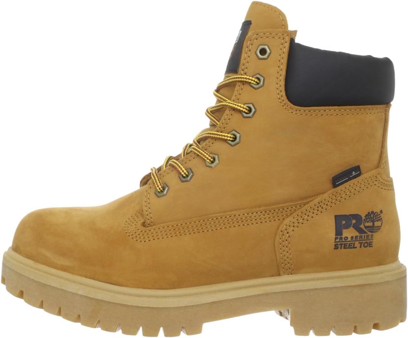 Timberland PRO Men’s Direct Attach 6 Inch Steel Safety Toe Insulated Waterproof(Wheat)