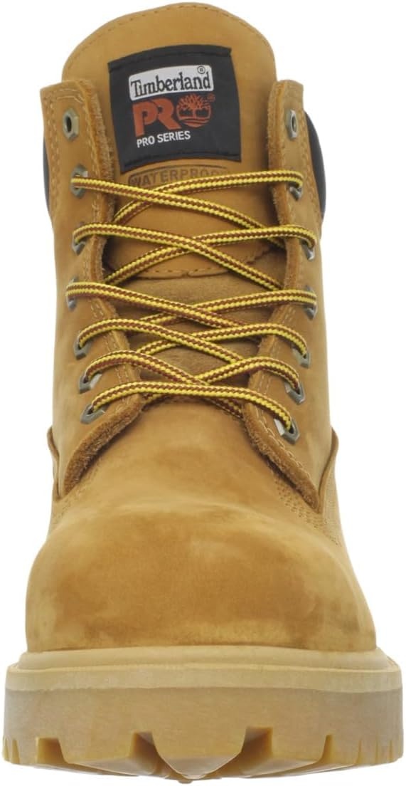 Timberland PRO Men’s Direct Attach 6 Inch Steel Safety Toe Insulated Waterproof(Wheat)