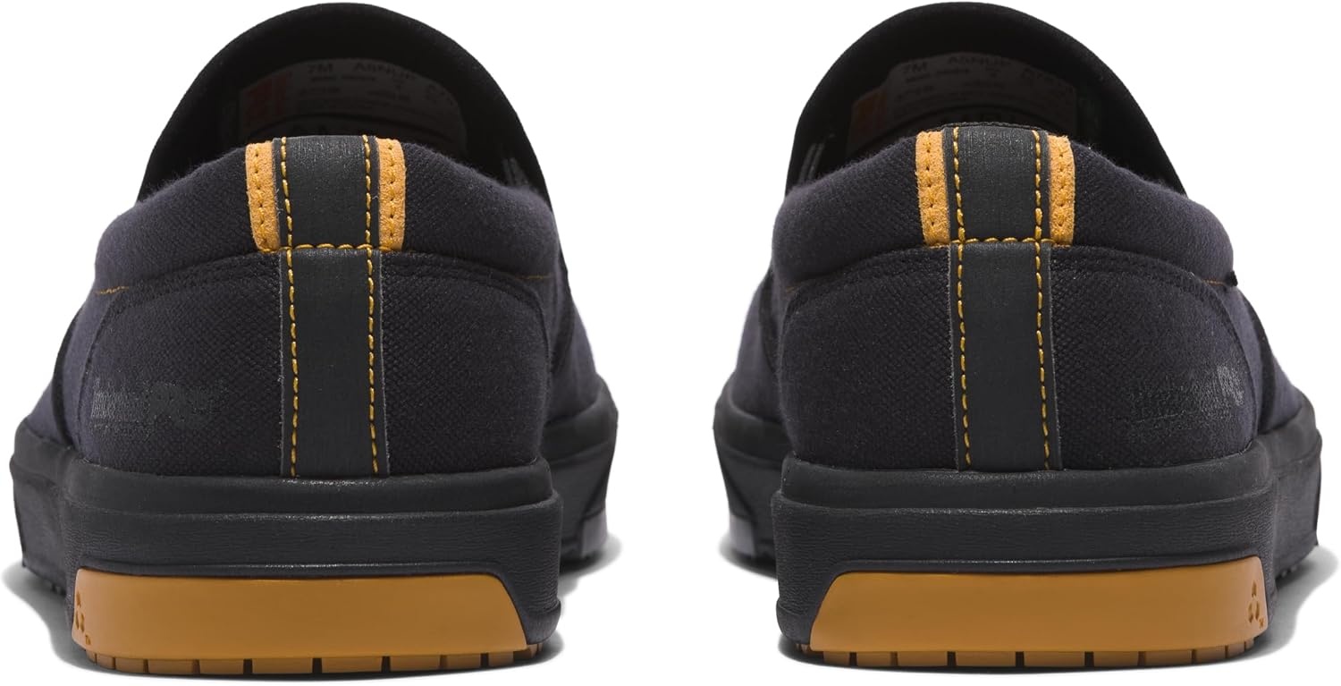 Timberland PRO Men’s Berkley Slip-on Composite Safety Toe Static Dissipative Industrial Casual Work Shoe(Grey/Yellow)