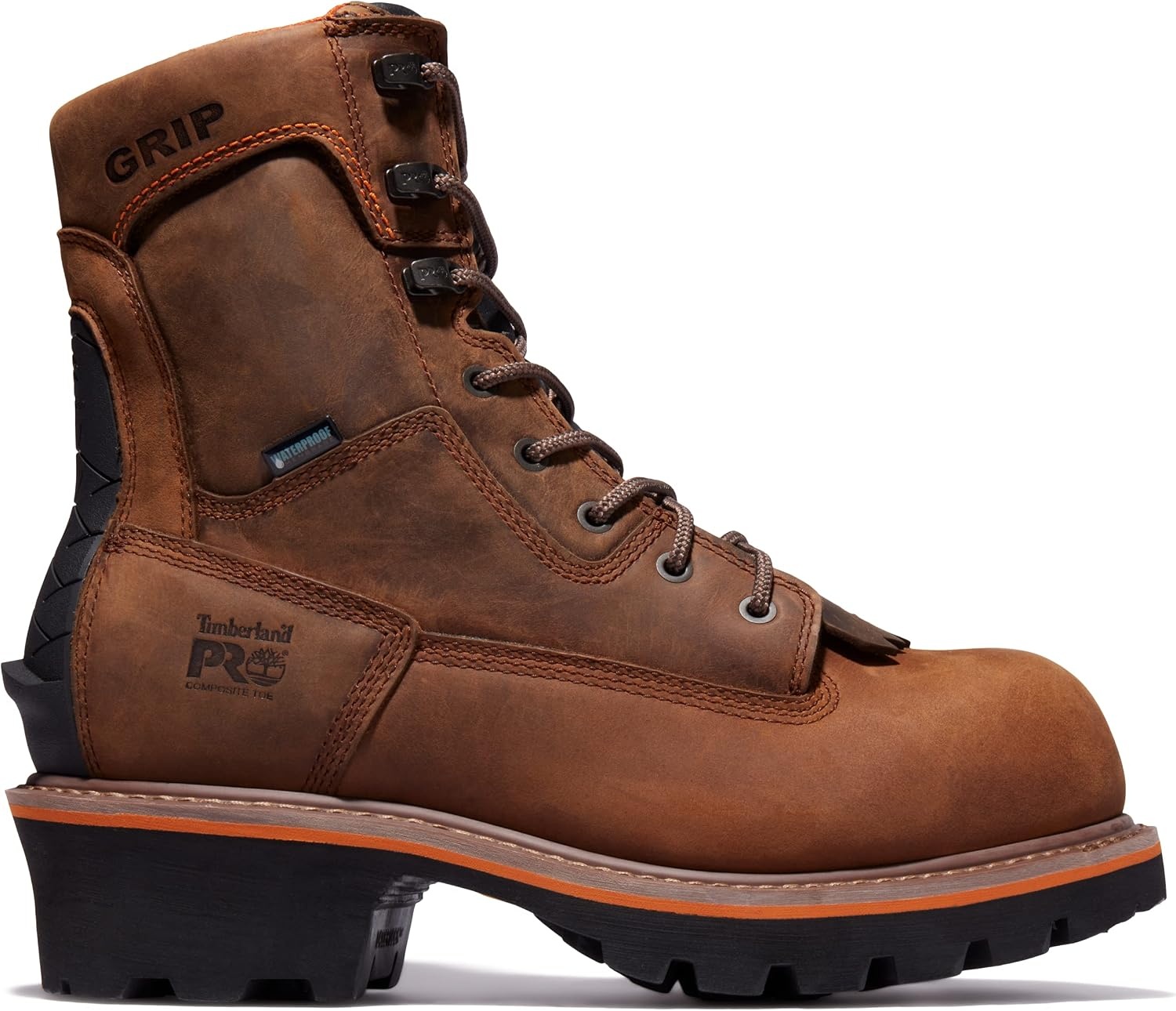 Timberland PRO Evergreen, Men’s, Brown, Comp Toe, EH, WP/Insulated Logger(Brown)