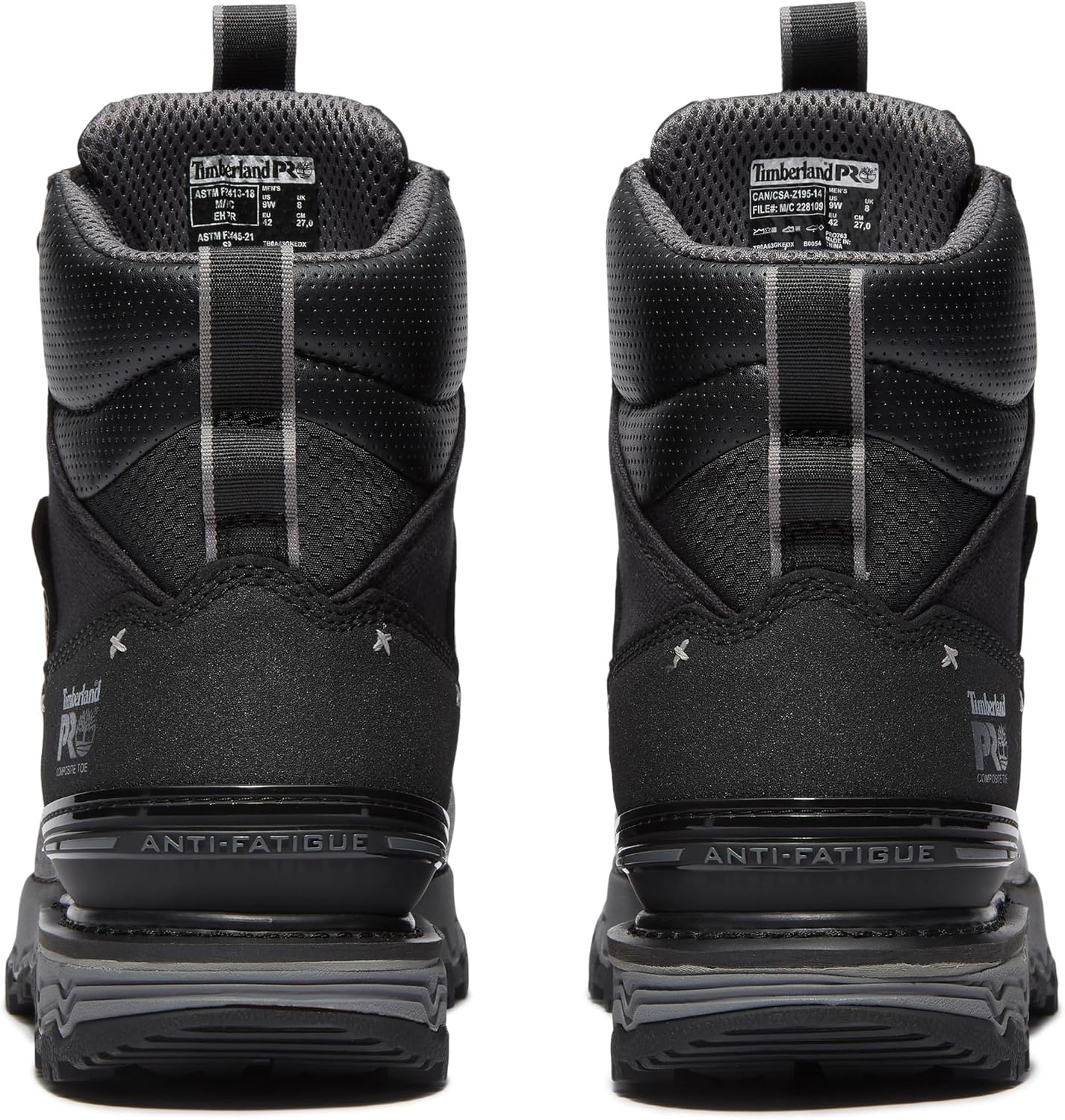 Timberland PRO Boondock Ultralight 6″ Composite Safety Toe Waterproof Puncture Resistant Csa(Black/Grey V1)