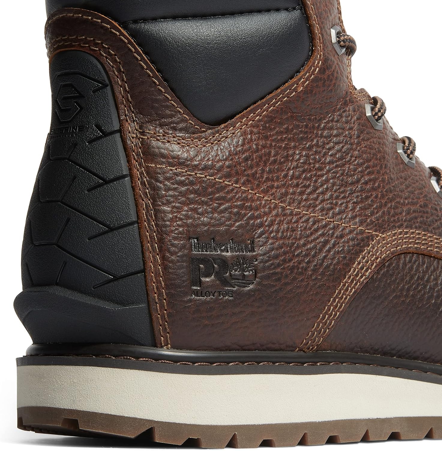 Timberland PRO Men’s Irvine Wedge 6 Inch Alloy Safety Toe Industrial Work Boot(Brown)
