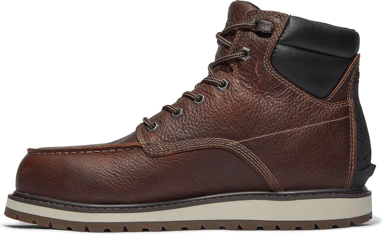 Timberland PRO Men’s Irvine Wedge 6 Inch Alloy Safety Toe Industrial Work Boot(Brown)