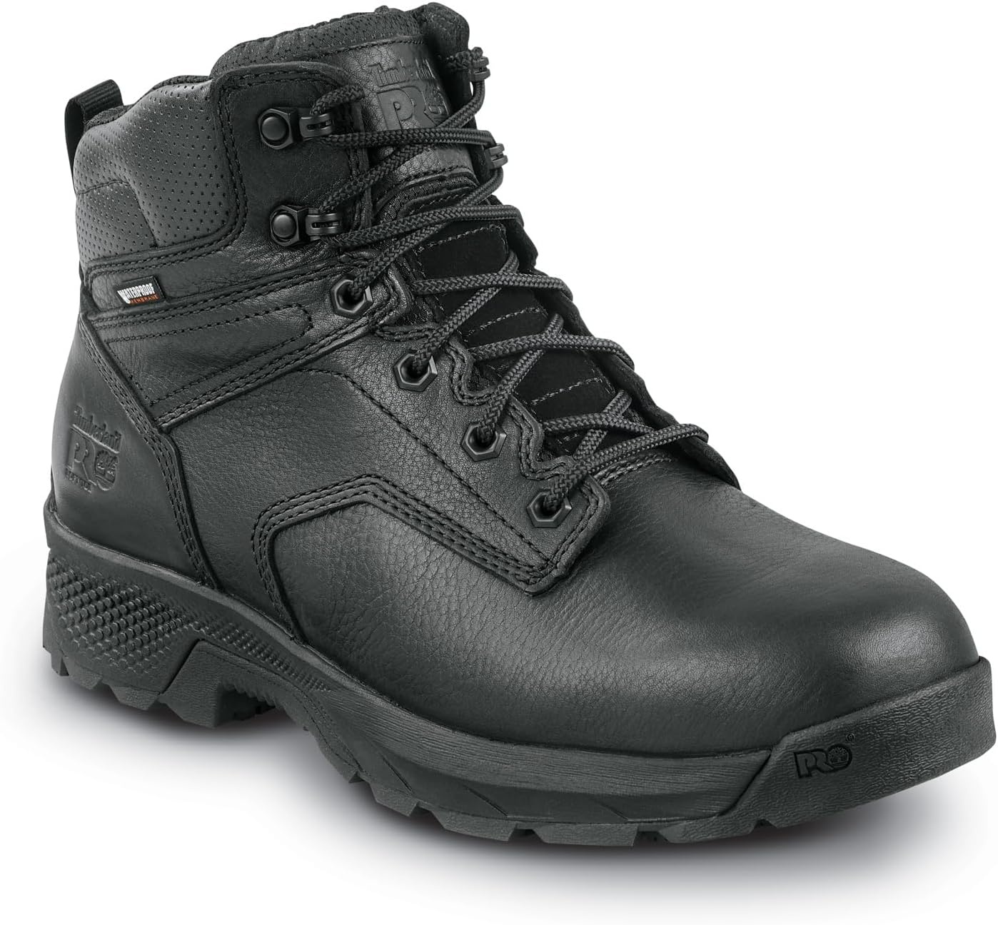 Timberland PRO Men’s 6 TiTAN EV MaxTRAX Soft Toe Waterproof Boot(Black)