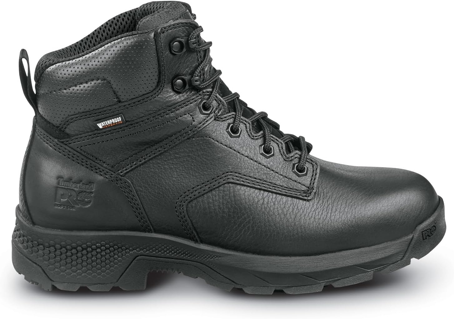 Timberland PRO Men’s 6 TiTAN EV MaxTRAX Soft Toe Waterproof Boot(Black)