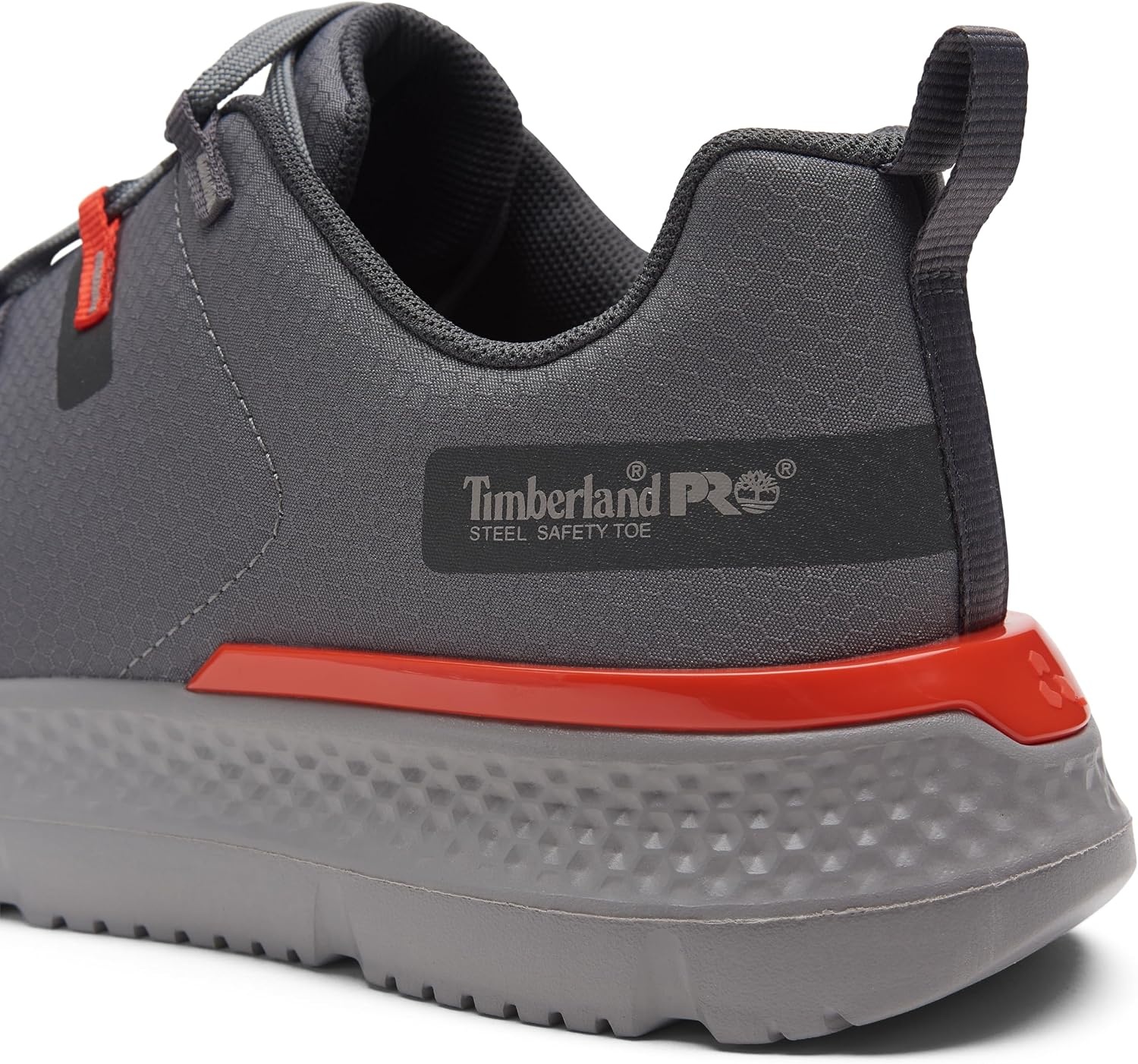 Timberland PRO Men’s Intercept Steel Safety Toe Industrial Athletic Work Shoe(Grey/Red V1)