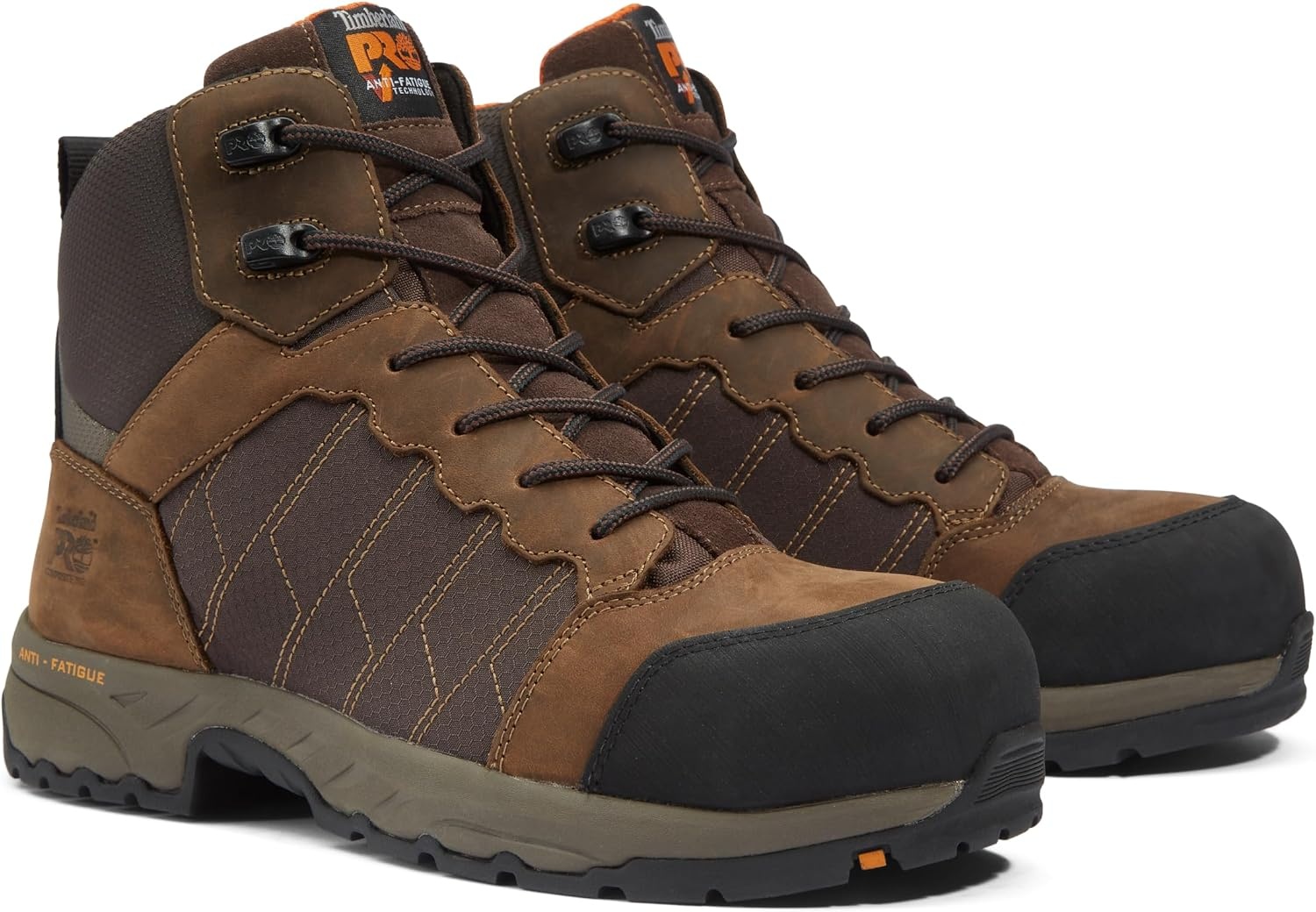 Timberland PRO Men’s Payload 6 Inch Composite Safety Toe Work Boots(Brown V1)