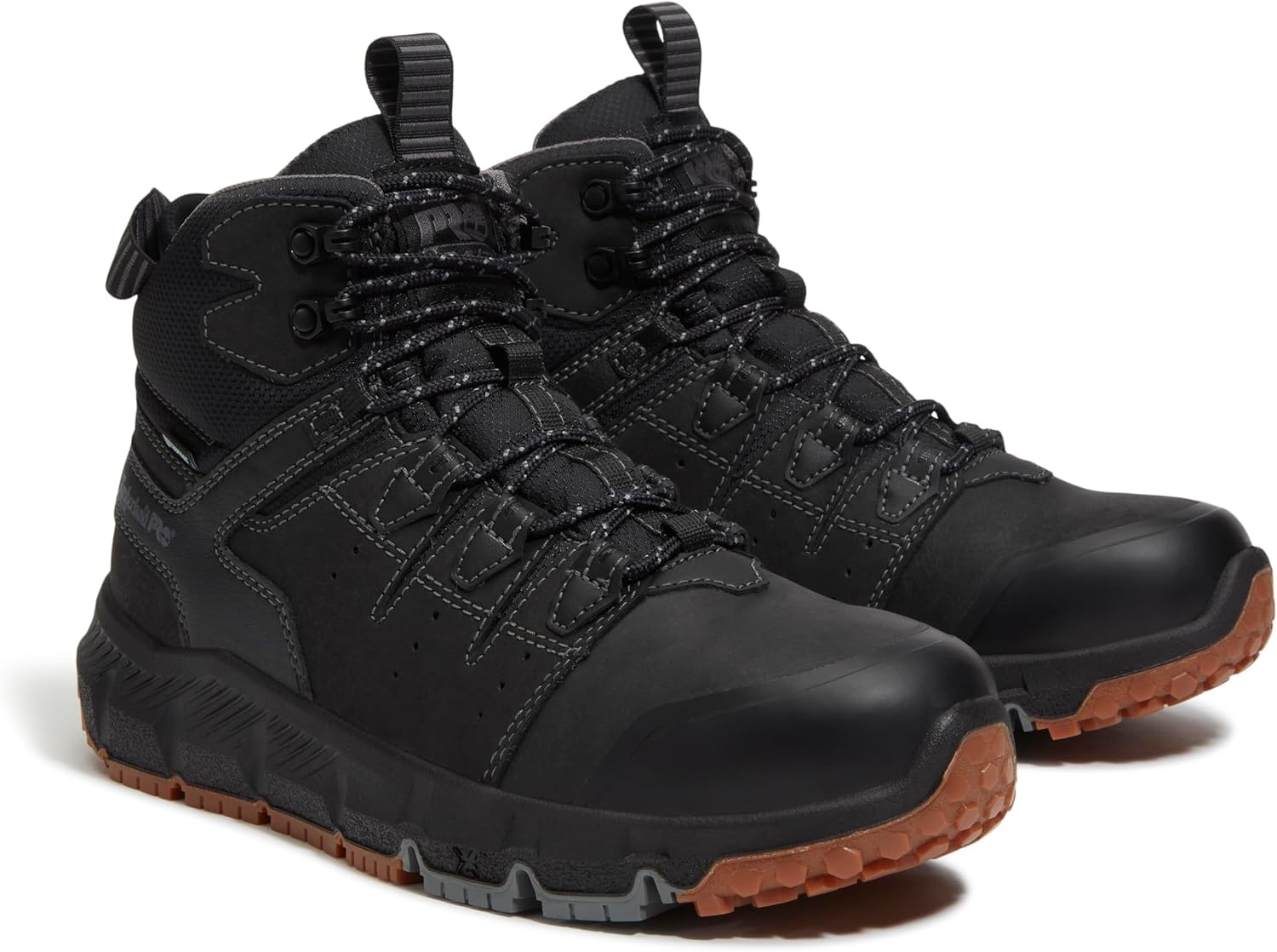 Timberland PRO Men’s Tempe Soft Toe Waterproof Boots(Black V1)