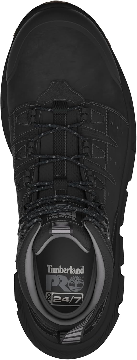 Timberland PRO Men’s Tempe Soft Toe Waterproof Boots(Black V1)