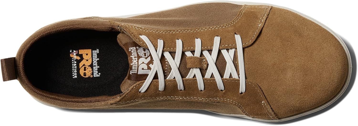 Timberland PRO Men’s Berkley Oxford Composite Safety Toe Work Shoes(Brown/Beige V1)